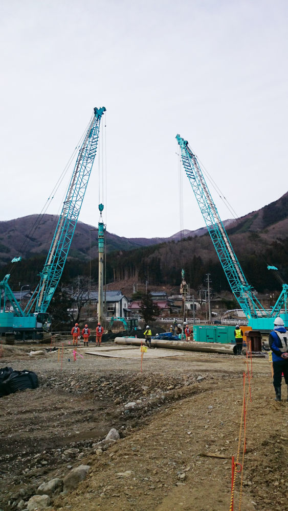 ﾉﾊﾞﾙﾒｯｸｽ工法　石巻市道相野釜線道路築造工事　藤根大師橋