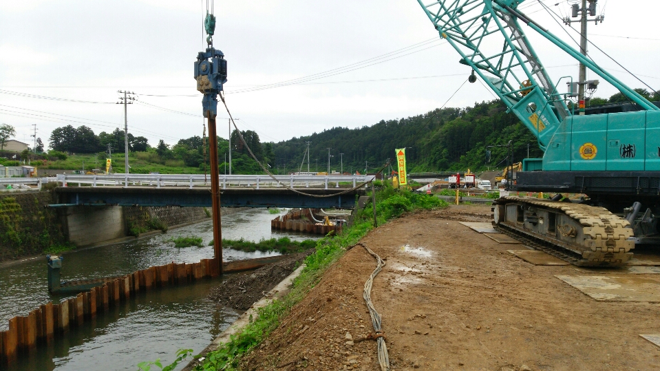 南三陸志津川地内　保呂毛橋橋梁災害復旧工事